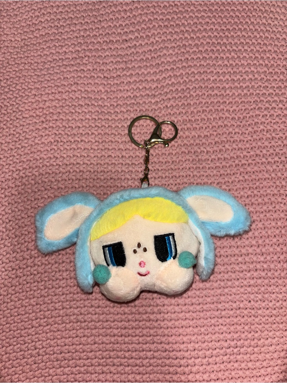 Kawaii Bunny Girl Plush Keychain